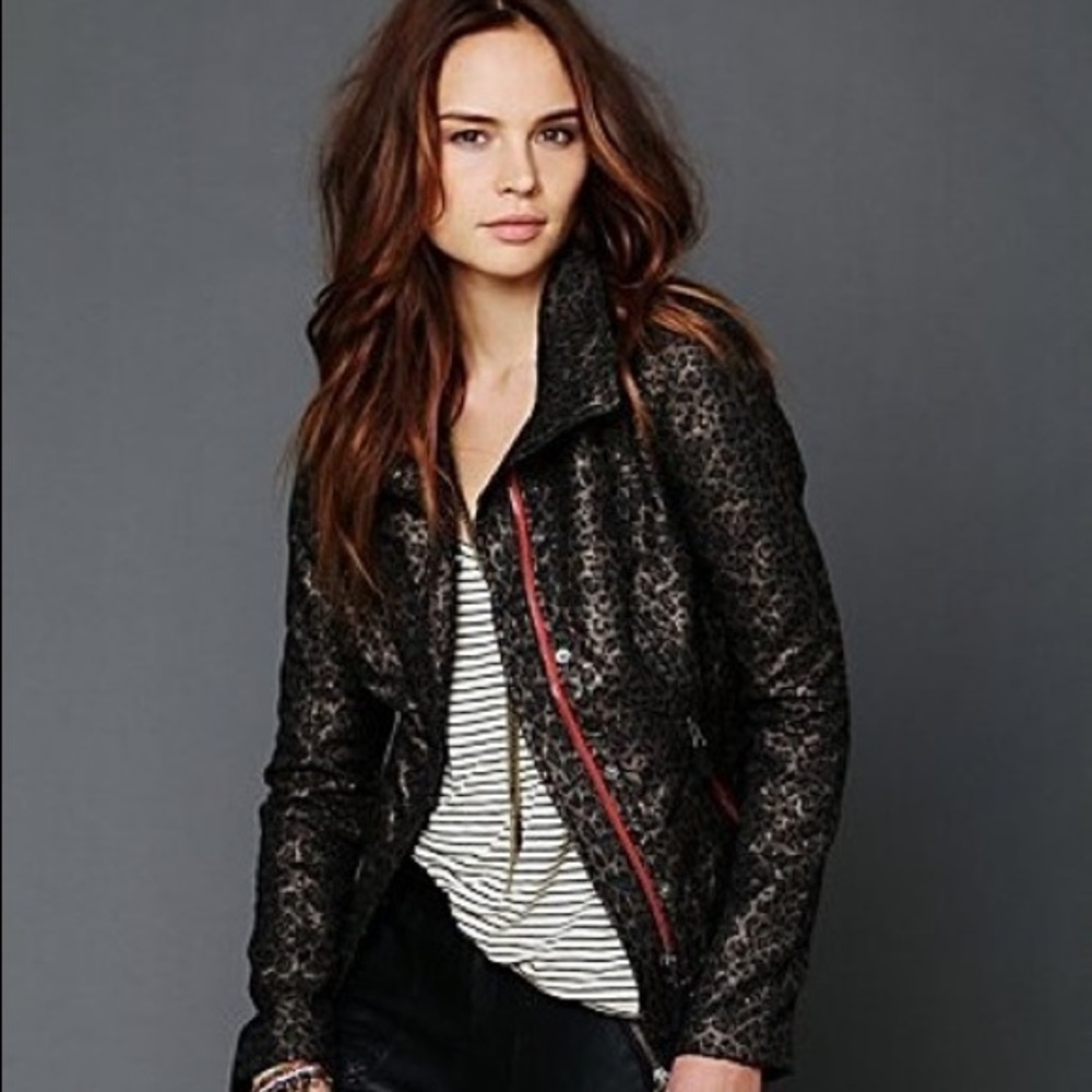 Free People We the Pop Moto Jacket